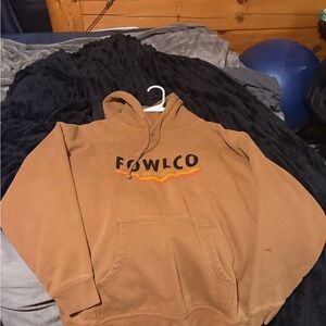 American Apparel Warm Orange Hoodie